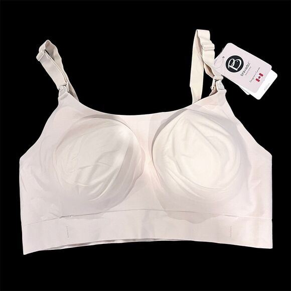 Bravado Designs Women’s Elation Nursing Bra Pullover Maternity Ivory Sz Medium - Picture 6 of 12